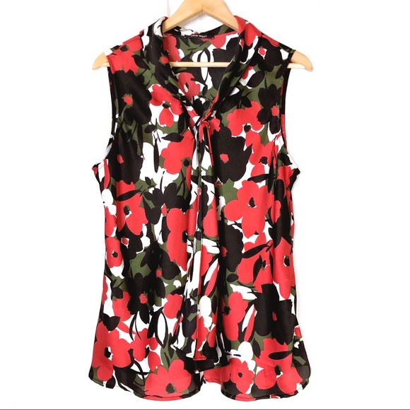 Nine West Tops - Nine West Woman’s Floral Sleeveless Blouse Size L